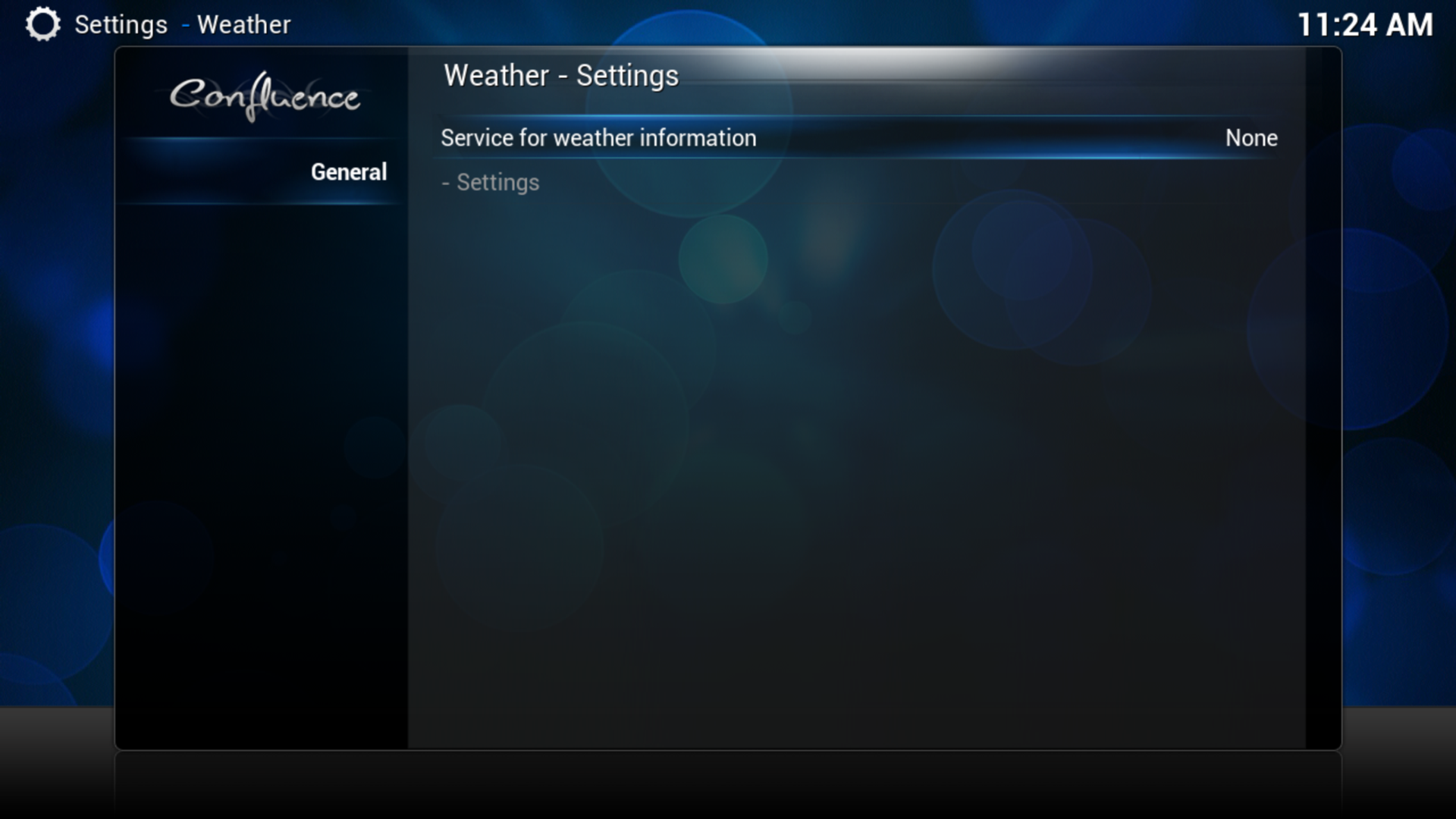 Weather Settings BornSlacker